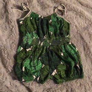 Pink Chicken green jumper. Baby girl 18m-24m.